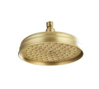 Alcachofa De Ducha Brass Golden Rainfall Shower Head Faucet Bathroom Replace Rain Showerhead Antique Accessory(Yellow)