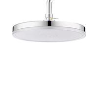 Alcachofa de Ducha Cabezal de ducha panel grande 230 mm, 6 modos lluvia, alta presión, grifo superior, accesorios baño(Silver)