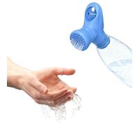 Alcachofa de ducha con botella de agua - Pulverizador portátil | Alcachofa de ducha para botellas de camping, para camping, senderismo, picnic, deportes, playa, jardinería, viajes, riego plano