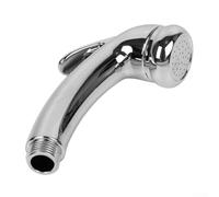 Alcachofa de ducha cromada con control de flujo de agua encendido/apagado para caravana, autocaravana, autocaravana, barco, compatible con Comet Roma, material ABS
