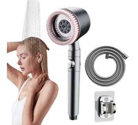 Alcachofa de ducha de alta presión - Ducha manual - Uso doméstico - Accesorios para cuarto de baño, hotel, cuarto de ducha, casa, apartamento, condominio, autocaravana,