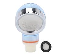 Alcachofa De Ducha De Mano, ABS Alcachofa De Ducha De Presión Portátil Duchas De Baño Desmontable Cabezal De Ducha Duchas De Alcachofa Accesorios De Baño Para Baño Hotel Transparente Azul Cielo