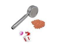 Alcachofa de ducha de mano de alta presión con potente spray de ducha contra tubería de suministro de agua de baja presión