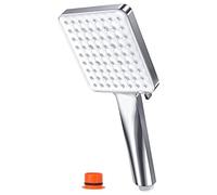 Alcachofa de ducha economía de 7,5l/min, YEAUPE Alcachofa de ducha de agua con 6 tipos de chorro, rociador con función antical que aumenta la presión del rociador, rociador ahorrador para bañarse