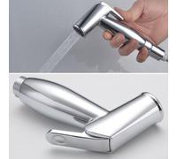Alcachofa de ducha externa para caravana, caravana, barco, casa flotante, construcción ABS, limpiador de chorro de inodoro con interruptor de encendido y apagado