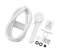 Alcachofa de ducha para autocaravana, construcción resistente, manguera de 1,5 m, ahorro de agua, amplia aplicación para barco y caravana (blanco)