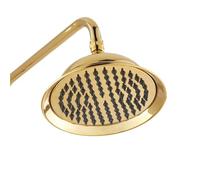 Alcachofa De Ducha Stainless Steel Gold Rainfall Shower Head Faucet Bathroom Replace Rain Showerhead Antique Brass Accessory(Yellow)