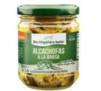 Alcachofas a la Brasa en Aceite Certificadas Demeter - Pack de 2 Tarros (190g c/u) - Agricultura Biodinámica Premium - Corazones Tiernos con Sabor Ahumado Artesanal - 380g Total