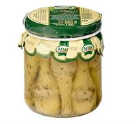 Alcachofas con tallo en aceite frasco 190 g neto escurrido