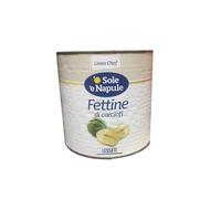 Alcachofas en rodajas o sol y nápulas 2.6 kg