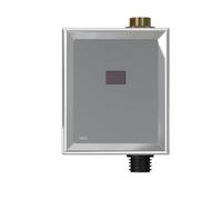 Alcadrain ASP3-B - Desagüe automático cromado para inodoro (6 V, funciona con pilas)