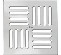 AlcaDrain Rejilla de diseño 143 × 143 mm de acero inoxidable AISI 316L para piscinas y zonas de bienestar