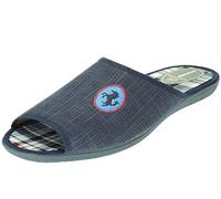 Alcalde 30-141 Zapatilla Destalonada Chinela Descalza y Punta Abierta de IR por Casa para Hombre Azul Talla 43