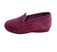 ALCALDE Zapatilla de casa de suapel con cuña 3cm 1000, Burdeos, 39
