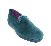 ALCALDE Zapatilla de casa de suapel con cuña 3cm 1000, Verde, 39