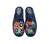 ALCALDE - Zapatillas de IR por casa,Chinela con talón Abierto,Pantufla con Suela de Goma,babuchas,Gammer para: Hombre Color: Marino Talla:45