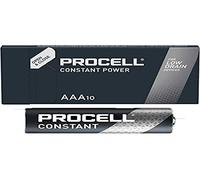 Emb. 10x Baterías Ind. Alcalina 1.5V LR03 AAA - PROCELL by DURACELL Constant PC2400