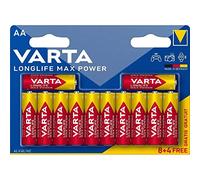 Alcalinas Marca VARTA Modelo VARTA LONGLIFE MAX Power AA X8+4 gratuites
