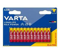 Alcalinas Marca VARTA Modelo VARTA LONGLIFE MAX Power AAA X8+4 gratuites