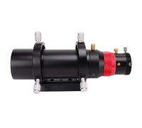 Alcance buscador de telescopio compacto de 50 mm, barra de lente de rosca T2 Alcance guía de 50 mm, con enfocador helicoidal doble de 1,25 pulgadas y base de soporte para telescopio astronómico small