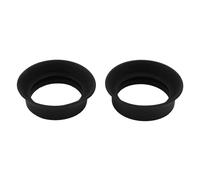 Alcance Ocular Ocular Goma Suave para Microscopio Monocular Binocular, Protector de Ojos Plegable Copa 2 Piezas