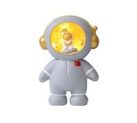 Alcancía con reloj integrado y diseño de hombre espacial para uso en escritorios fomenta el ahorro responsable en cualquier habitación de casa (E)