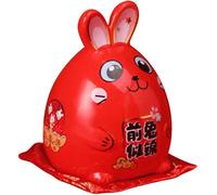 Alcancía de cerámica con forma de conejo para ahorrar dinero en tu escritorio.