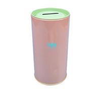 Alcancía de Metal con Forma Cerdito Color Caramelo, Bonita, for Guardar Objetos Diversos, latas Regalo, decoración del hogar(6)