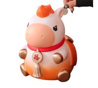 Alcancía Infantil | Decorativa En Forma De Caballo Estatuilla Tarro,Tarro para Ahorros De Niños - Regalo para Niños Y Niñas Cumpleaños Navidad Halloween Pascua Año Nuevo Chino Uso Interior