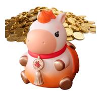 Alcancía Infantil,Decorativa En Forma De Caballo Estatuilla Tarro,Tarro para Ahorros De Niños | Regalo para Niños Y Niñas Cumpleaños Navidad Halloween Pascua Año Nuevo Chino Uso Interior