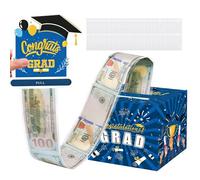 Alcancía para Graduación,Suministros de DIY Desplegables 2026 | Estuche Para Tarjetas Y Efectivo De Celebración - Para Niños, Adultos, Graduados, Instituto, Universidad, Aula, s Y Regalos