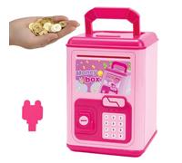 Alcancías Infantiles para Dinero Real, Caja Electrónica para Monedas Infantil, Caja Musical Divertida para Niños De 5 A 10 Años Regalo Cumpleaños Navidad Pascua Casa Exteriores