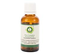 Alcanfor aceite esencial | Cinnamomum camphora | Para difusor | Para pelo | 100% natural puro | Vapor destiló | Grado Terapéutico | Camphor Essential Oil | 10ml | 0.338oz By R V Essential