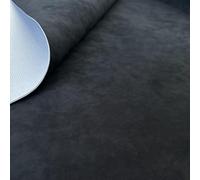 Alcántara Original para tapicería de automóvil. (Negro, 500 cm x 145 cm)