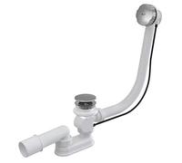 Alcaplast A55KM - Bañera con tapón antiolores, color blanco