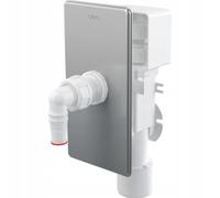 Alcaplast APS3P Sifón Empotrado con válvula de ventilación, Cromo