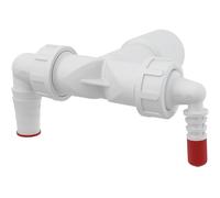 Alcaplast Doble conexión P156Z DN40/32 y 8-23 con válvulas antirretorno