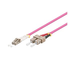 Alcasa 0.5m lc/sc cable de fibra óptica e infiniband 0,5 m violeta