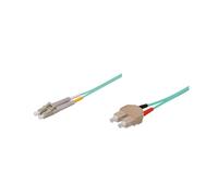 Alcasa 0.5m sc/lc cable de fibra óptica e infiniband 0,5 m azul