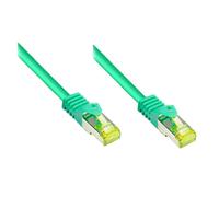 Alcasa 1.5m cat7 rj-45 cable de red verde 1,5 m s/ftp (s-stp)