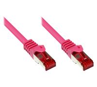 Alcasa 10m cat6 s/ftp cable de red magenta s/ftp (s-stp)