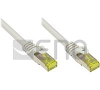 Alcasa 15m, cat. 7, s/ftp cable de red gris cat7 s/ftp (s-stp)