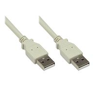 Alcasa 2212-AA1 - Cable USB 2.0 (1 m, macho A/macho A1, 480 Mbps), color gris
