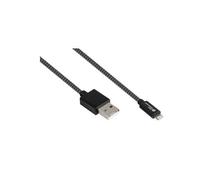 Alcasa 2510-al005s cable usb usb 2.0 1,8 m usb a usb c/lightning grafi