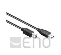 Good Connections 2510 - 025 Conector/Cable de Impresora USB 2.0 (Conector a a B, 0,25 m Gris Negro Negro 1,80 m