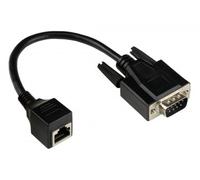 Good Connections Cable adaptador RJ45 hembra a RS232 serie D-SUB de 9 pines, 10 cm, color negro