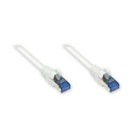 Alcasa 8060-H005W 0.5m Cat6a S/FTP (S-STP) Color Blanco - Cable de Red (0,5 m, Cat6a, RJ-45, RJ-45, S/FTP (S-STP), Color Blanco)