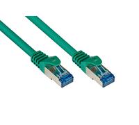 Alcasa 8060-H010G - Cable de Red (1 m, Cat6a, S/FTP (S-STP), RJ-45, RJ-45, Verde)