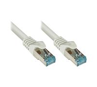 Alcasa 8064-H100 Patch Cable Cat6a S/FTP RJ-45 Blindado 10 Gigabit Ethernet Gris 10 m