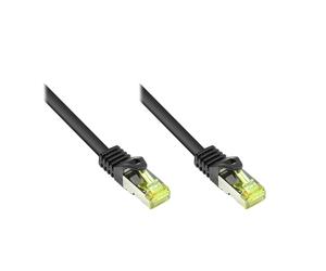 Alcasa 8070r-100s cable de red negro 10 m cat7 s/ftp (s-stp)